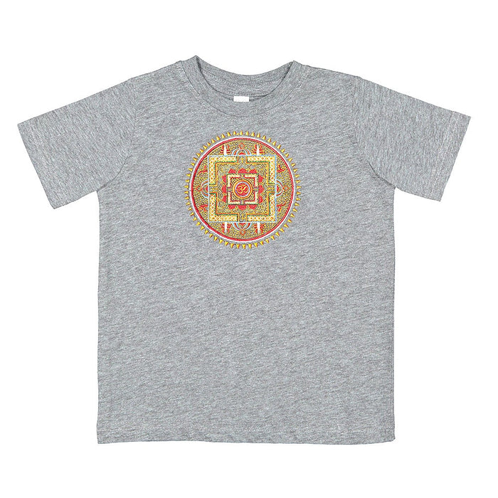 Embroidery Zen Pattern T-Shirt I 100% Cotton T-shirts I Earthy Tones