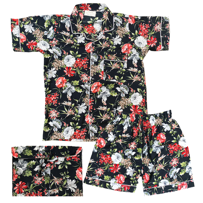 Silk Cotton Pajama Set – Luxurious Handmade Sleepwear for Effortless Elegance