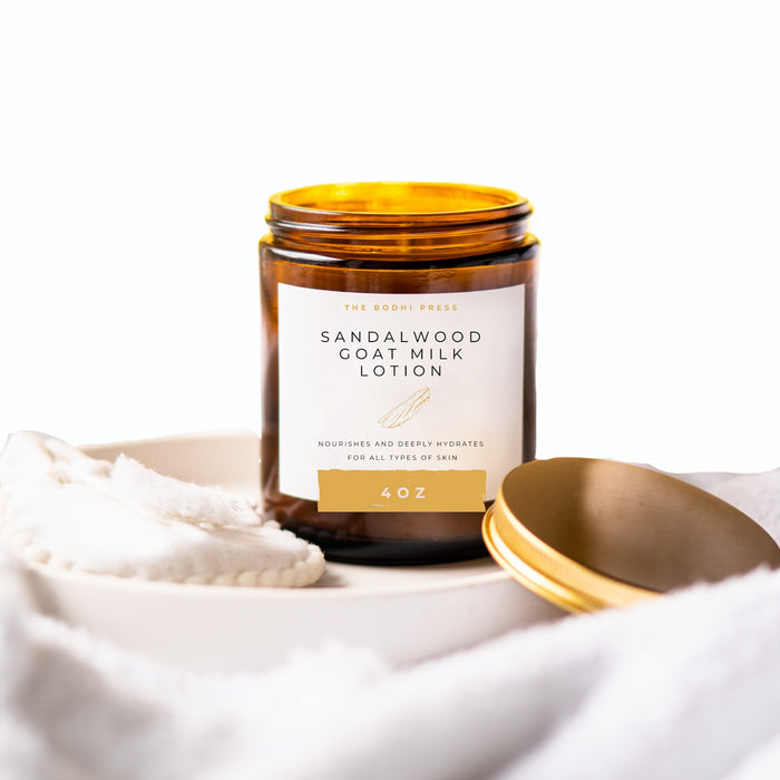 Goat Milk & Honey Lotion — Sandalwood or Bergamot