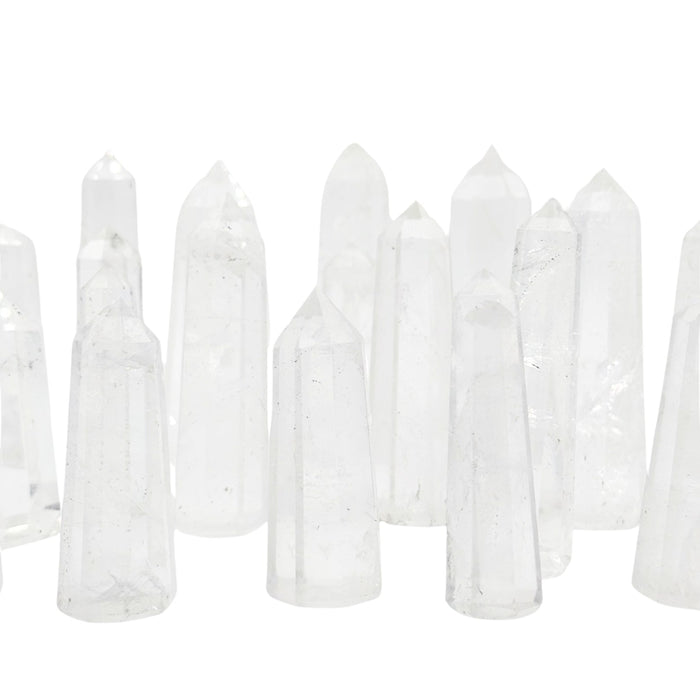 Clear Quartz Crystal Tower | Natural Healing Crystal Obelisk for Meditation, Energy & Protection