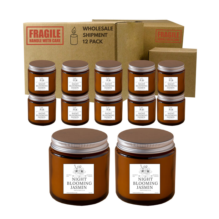 Bulk Order Hand-Poured Coconut Wax Candles – 12 Unit I 24 Unit Per Scent