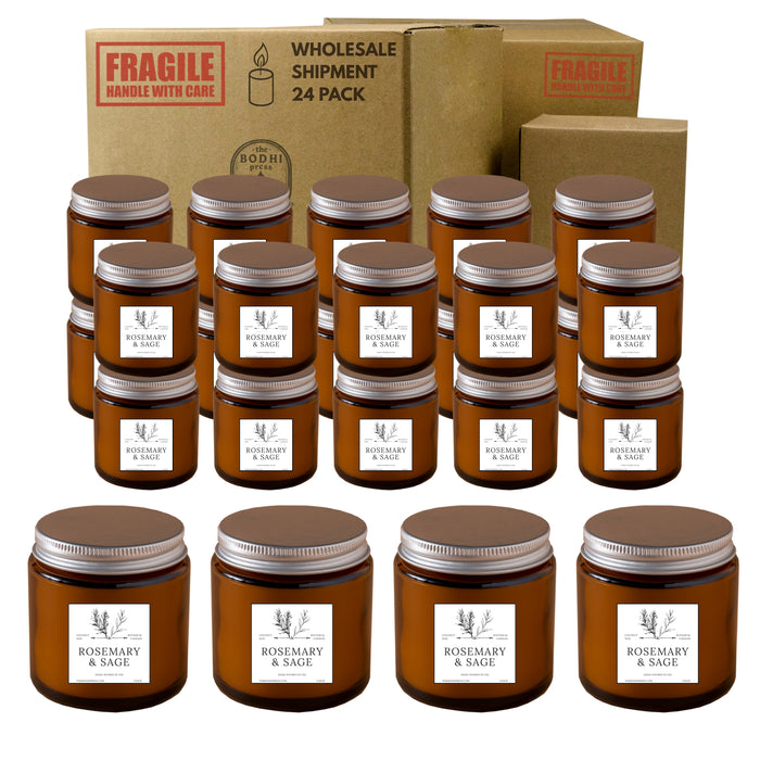 Bulk Order Hand-Poured Coconut Wax Candles – 12 Unit I 24 Unit Per Scent