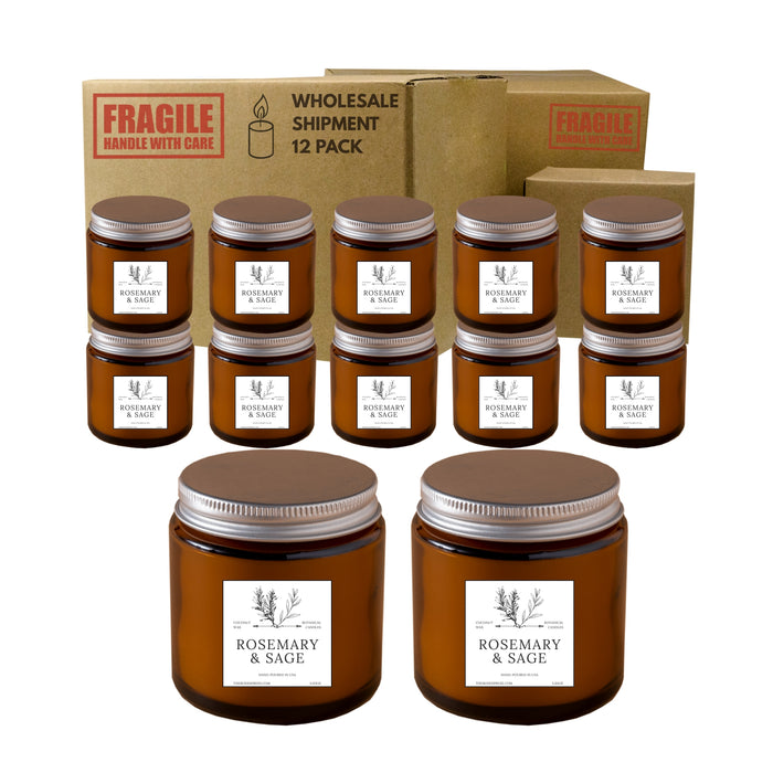 Bulk Order Hand-Poured Coconut Wax Candles – 12 Unit I 24 Unit Per Scent