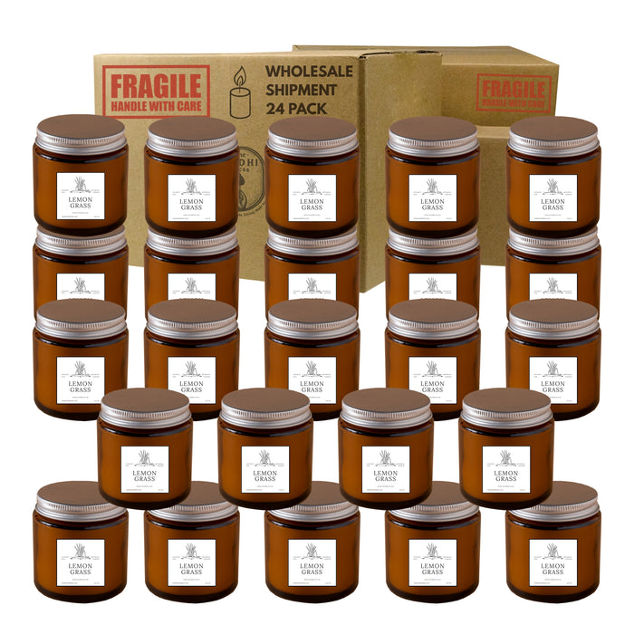 Bulk Order Hand-Poured Coconut Wax Candles – 12 Unit I 24 Unit Per Scent