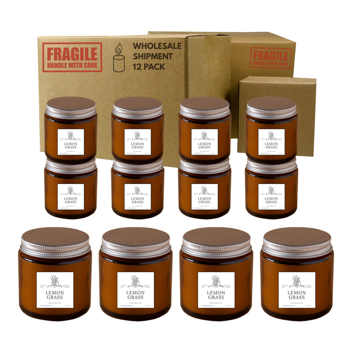 Bulk Order Hand-Poured Coconut Wax Candles – 12 Unit I 24 Unit Per Scent
