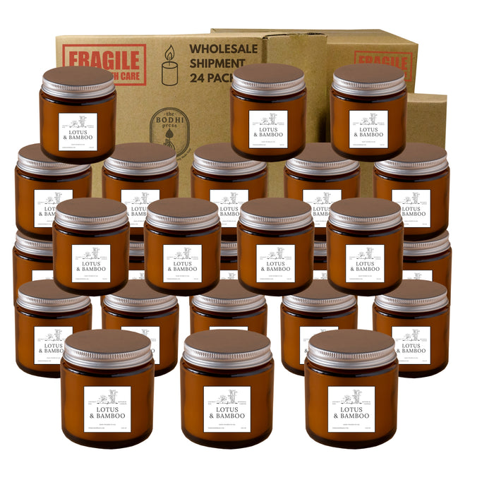 Bulk Order Hand-Poured Coconut Wax Candles – 12 Unit I 24 Unit Per Scent