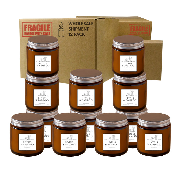 Bulk Order Hand-Poured Coconut Wax Candles – 12 Unit I 24 Unit Per Scent
