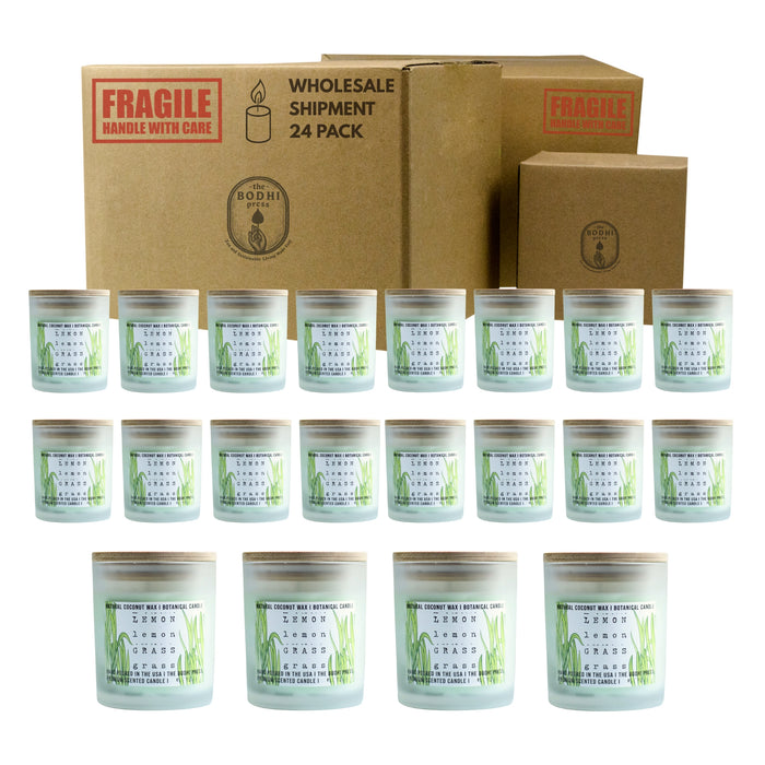 Bulk Order Hand-Poured Coconut Wax Candles – 12 Unit I 24 Unit Per Scent