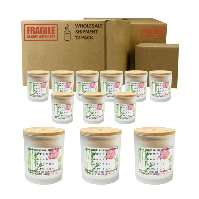 Bulk Order Hand-Poured Coconut Wax Candles – 12 Unit I 24 Unit Per Scent