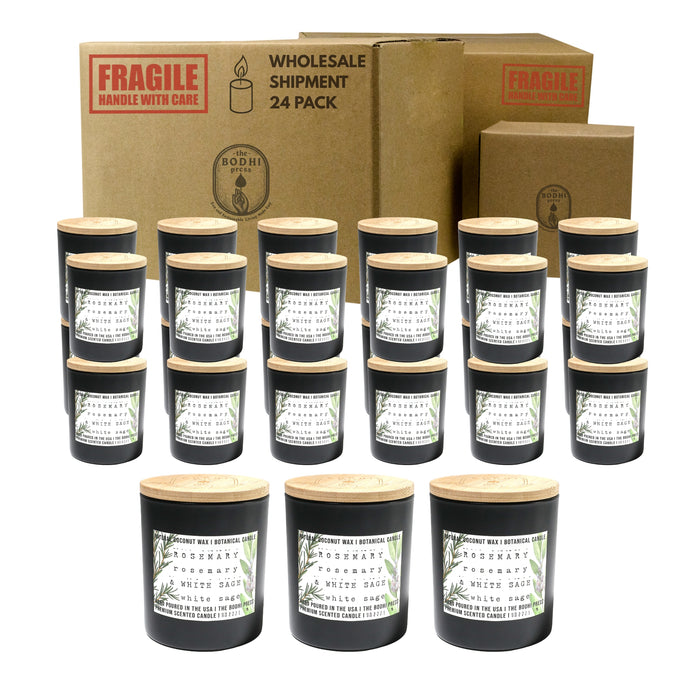 Bulk Order Hand-Poured Coconut Wax Candles – 12 Unit I 24 Unit Per Scent