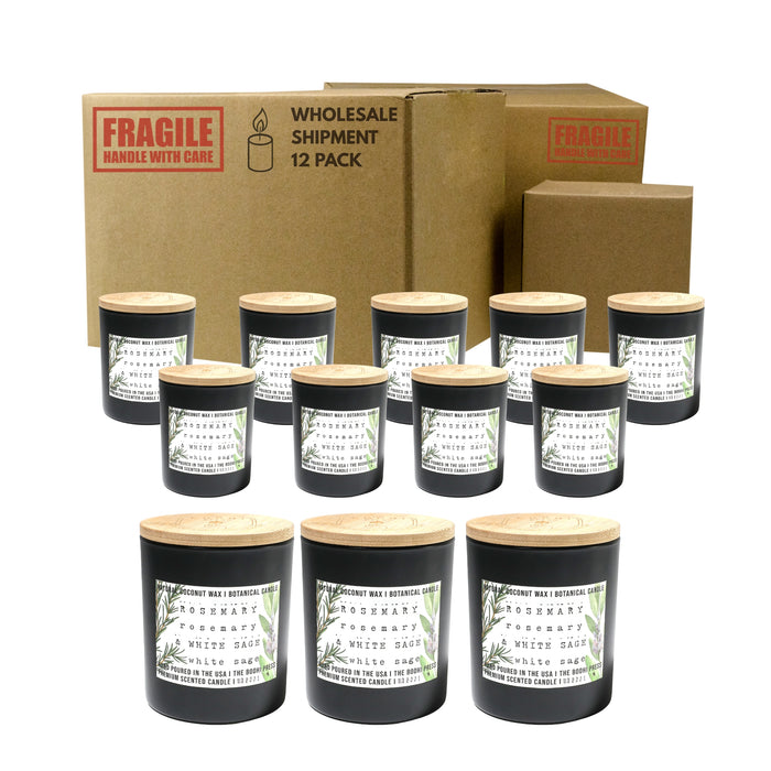 Bulk Order Hand-Poured Coconut Wax Candles – 12 Unit I 24 Unit Per Scent
