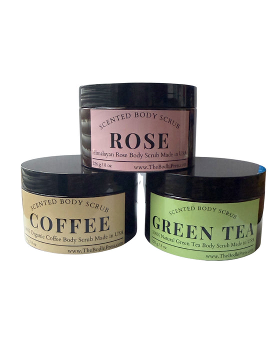 Body Scrub, Natural Sugar + Coconut I Exfoliating Moisturizing Body Polish I 8 OZ
