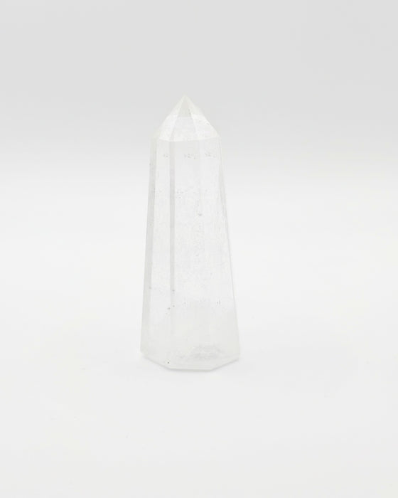Clear Quartz Crystal Tower | Natural Healing Crystal Obelisk for Meditation, Energy & Protection