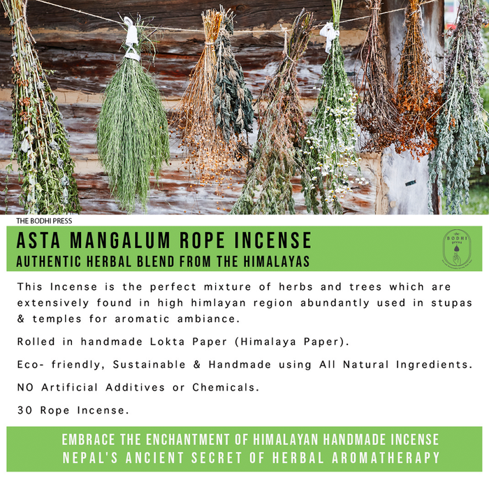 Herbal Rope Incense Astamangalum