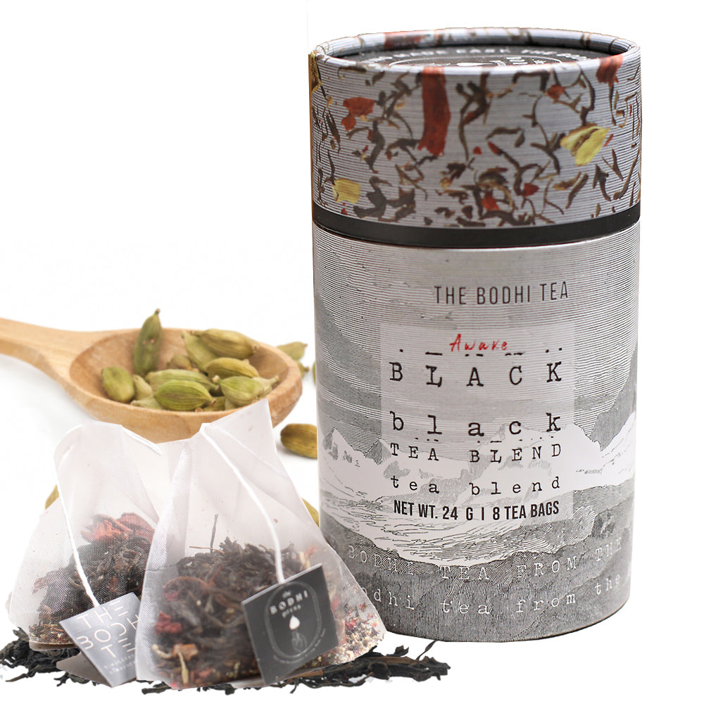 Buy Natural Awake Black Tea Blend - The Bodhi Press