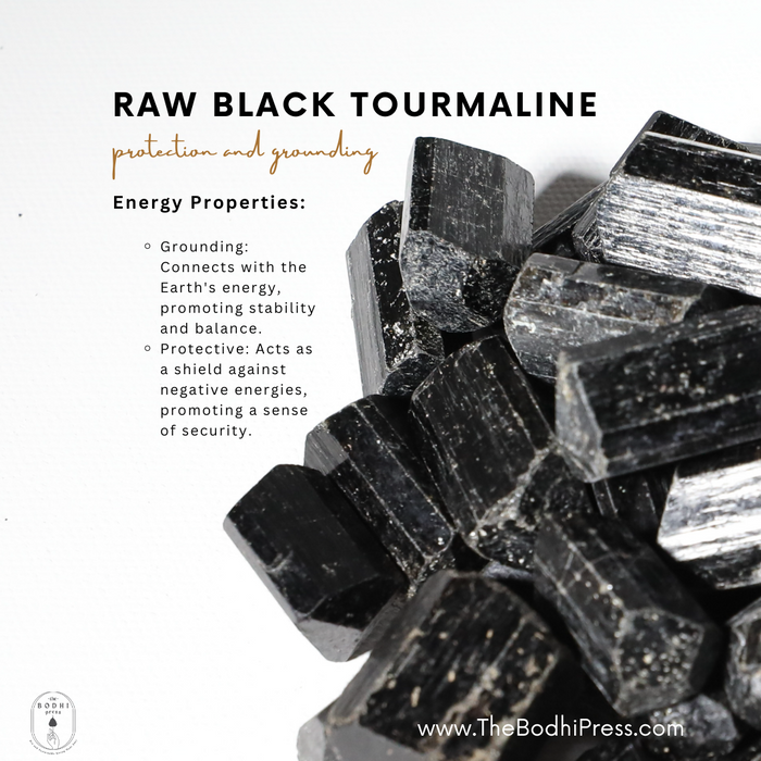 Black Tourmaline Crystals I Rough Raw Himalayan Natural Stones