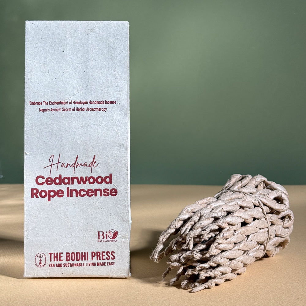 Cedarwood Handmade Rope Incense - The Bodhi Press