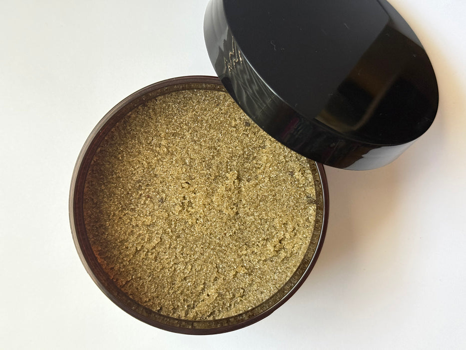 Body Scrub, Natural Sugar + Coconut I Exfoliating Moisturizing Body Polish I 8 OZ
